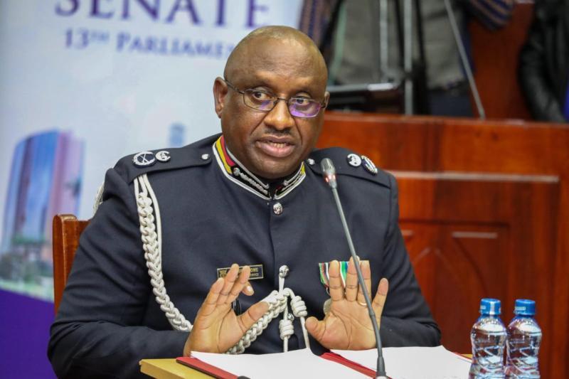 File image of IG Japhet Koome.